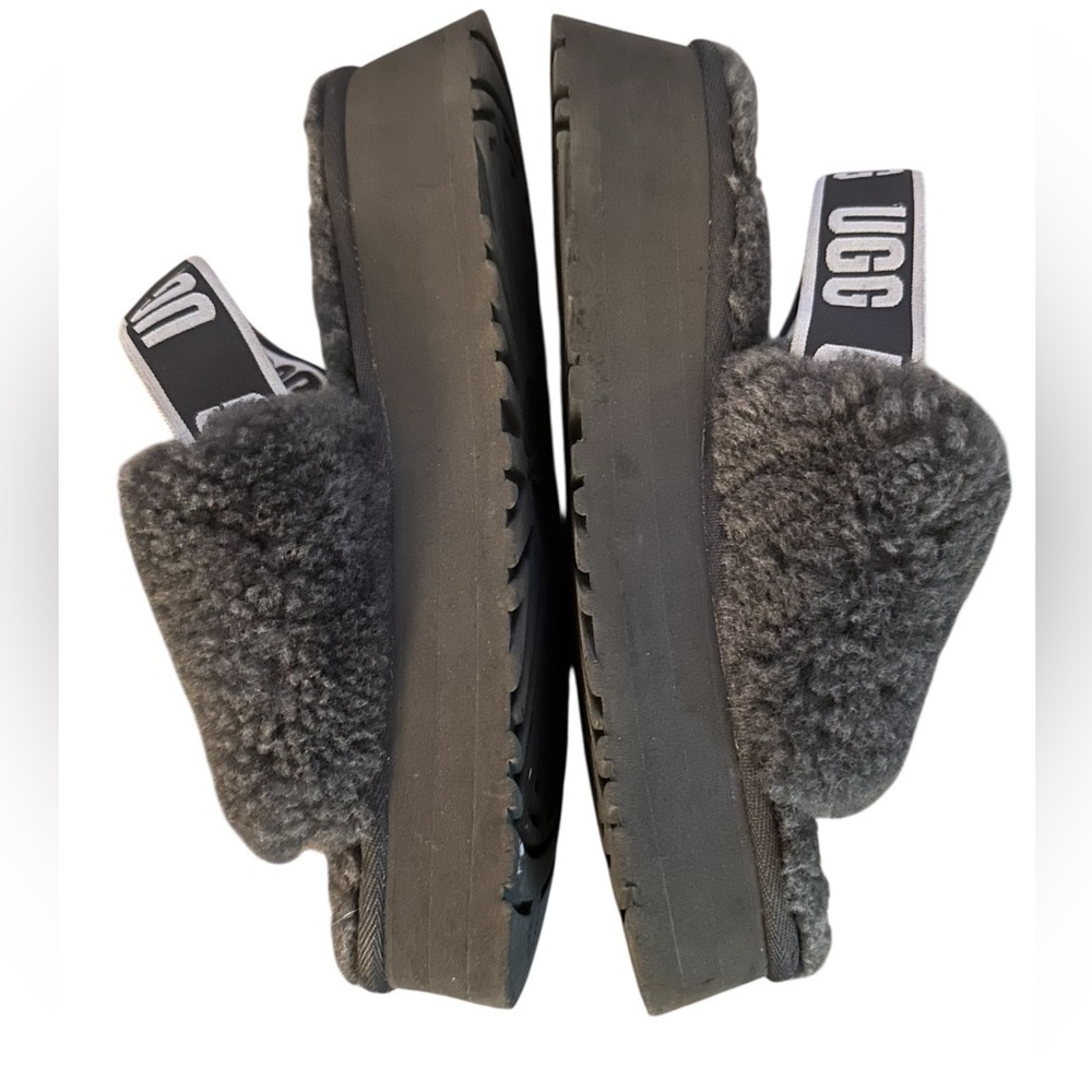 Authentic UGG® Women's Disco Slide Slippers Sandals Shoes Gray Size 7 - Picture 5 of 9